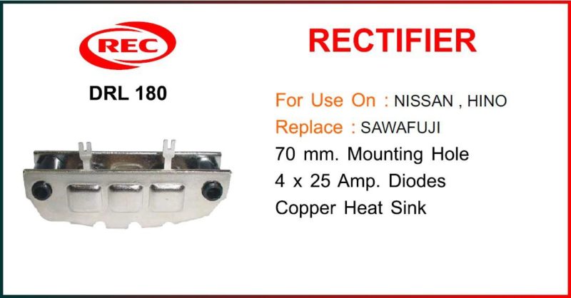 Điốt máy phát điện HINO, NISSAN, SAWAFUJI, 4 x 25 Amp
