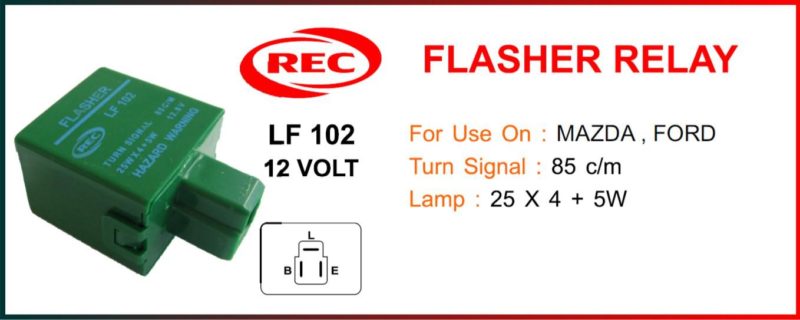 Rơ le xin nhan cho xe MAZDA, FORD 12V