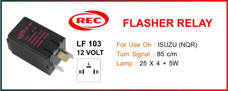 Rơ le xin nhan cho xe ISUZU NQR 12V